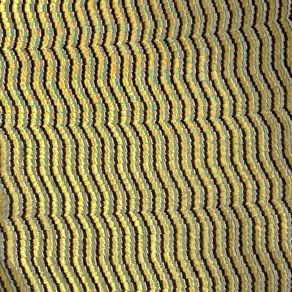 Anthropologie LP Maeve Melyssa Jacquard Trousers Pants Gold Chevron Evening - Picture 6 of 8